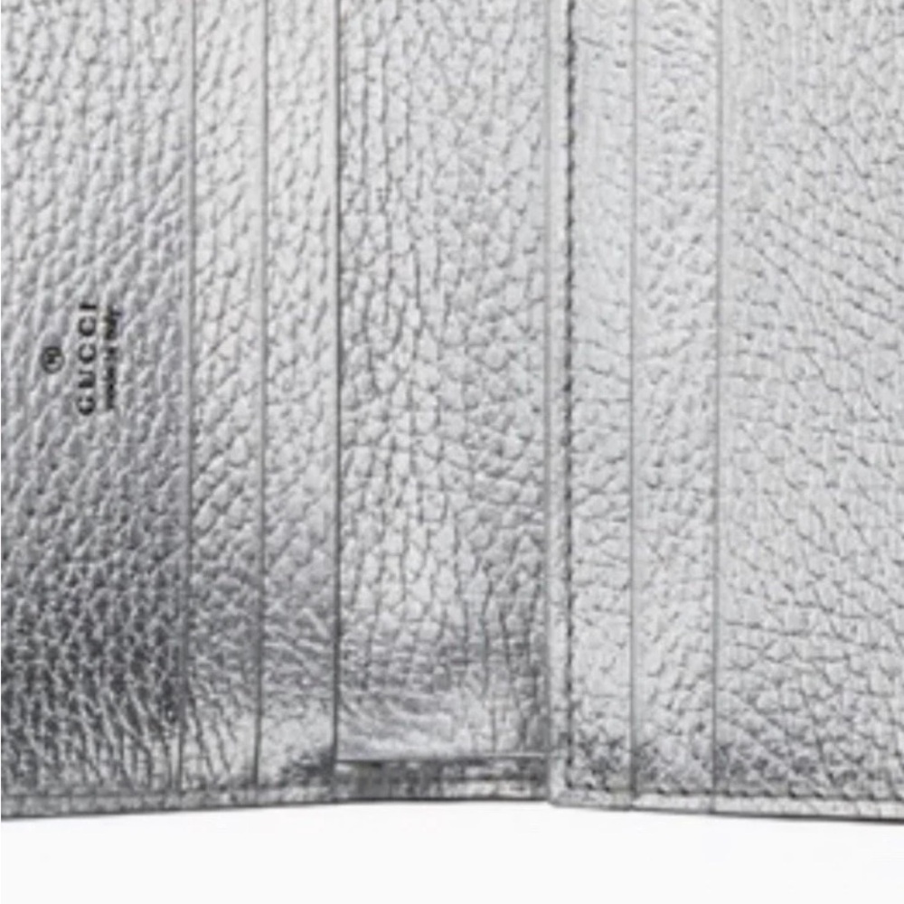 Gucci Marmont Compact Wallet Monogram With Silver Trim and Interior NWT! - Picture 6 of 7